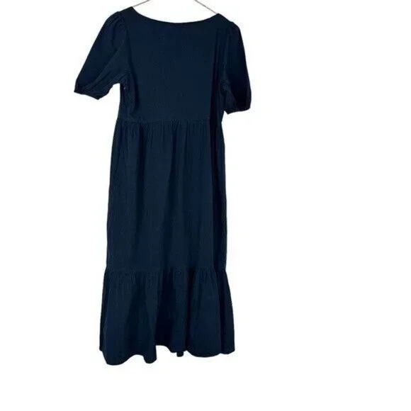 Mod REF THE ZARIA DRESS NAVY SQUARE NECK SIZE SMALL STYLE DR2436 - Picture 6 of 13